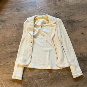 Marina Bella Women’s White Sweater Size Large